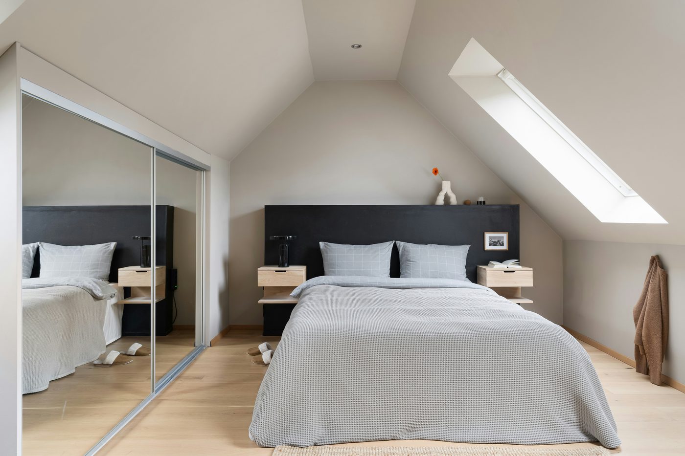 Combles aménagés en chambre